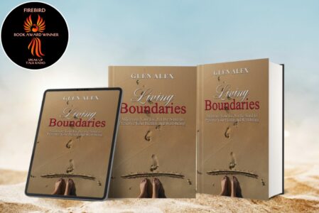 Glen Alex, LCSW, Author, Living Boundaries, Firebird Book Award, Health and Wellness, Book Cover Design, Mental Health, Healthy Boundaries